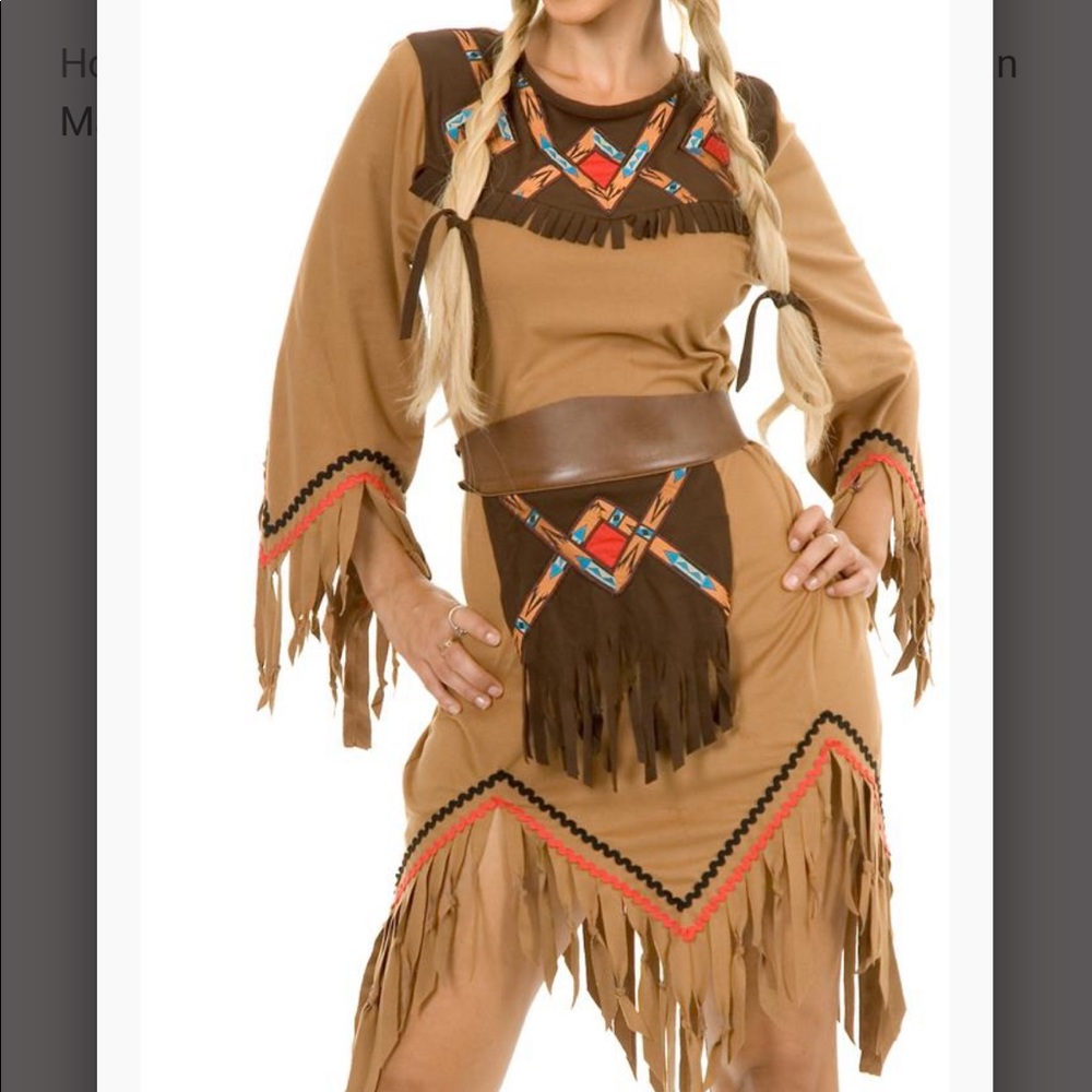 Halloween Sakajawea Indian Maiden Costume